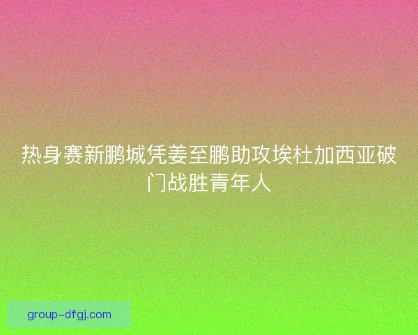热身赛新鹏城凭姜至鹏助攻埃杜加西亚破门战胜青年人
